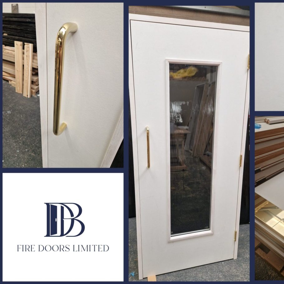 Internal FD60 fire door with a slim vertical vision panel and pull handle, ideal for health care or high-traffic commercial environments. Internal FD60 fire door with a slim vertical vision panel and pull handle, ideal for health care or high-traffic commercial environments.