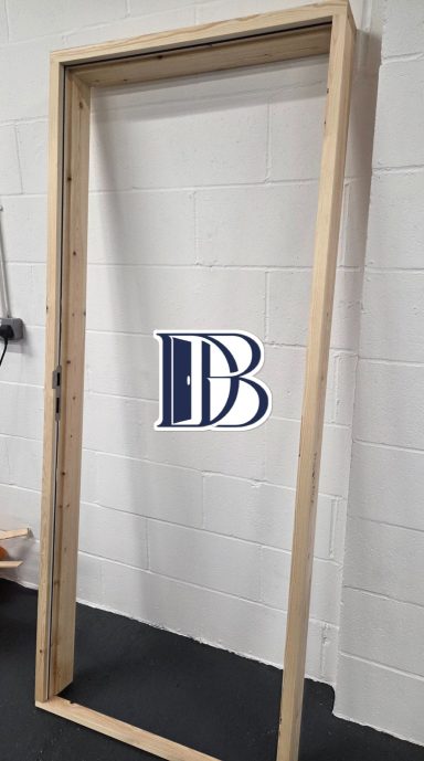 FD30 Fire Rated Door Frame Pre-Fitted with Intumescent Seals and Keeper