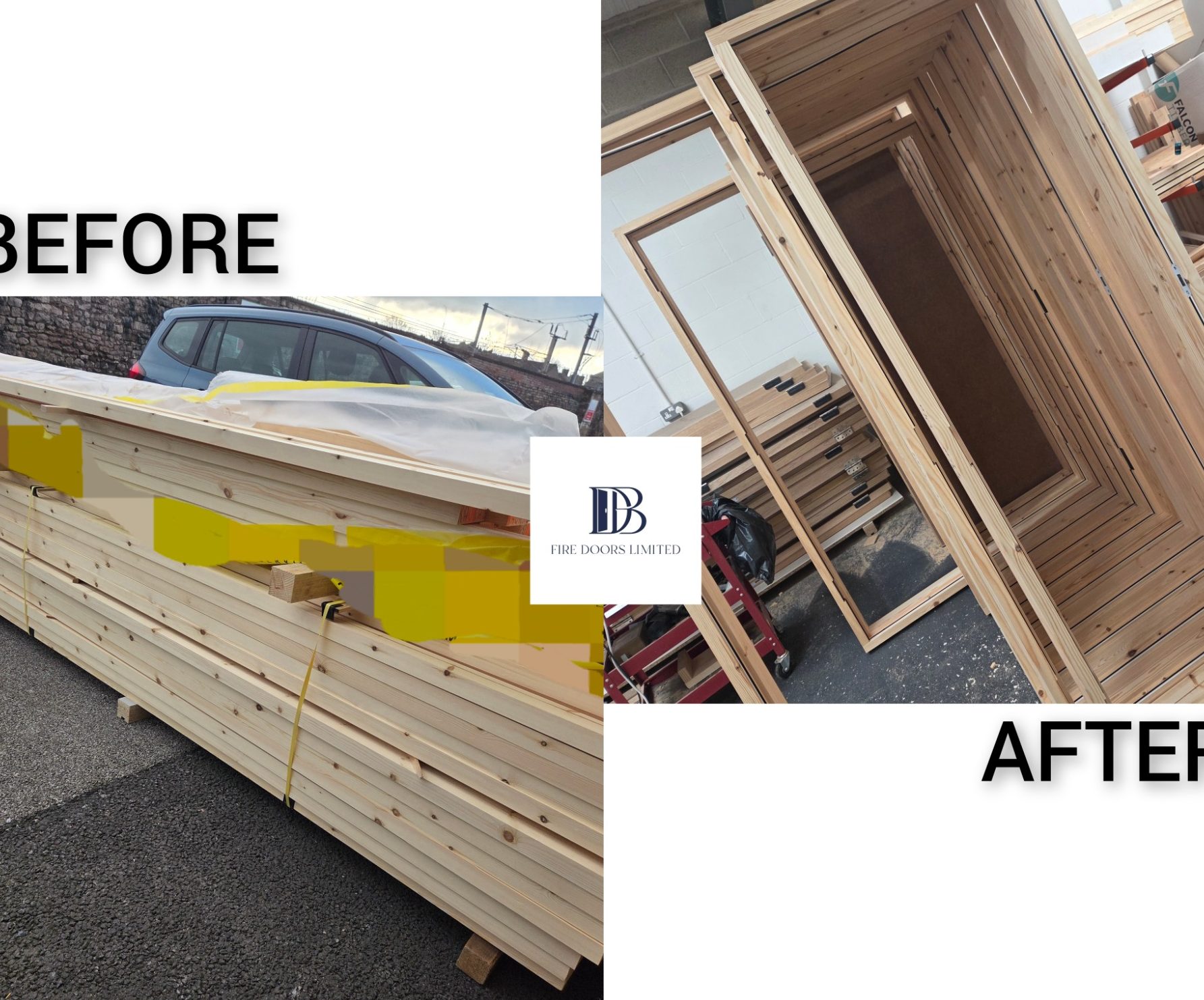 fire door casing, certified, compliant, bespoke size