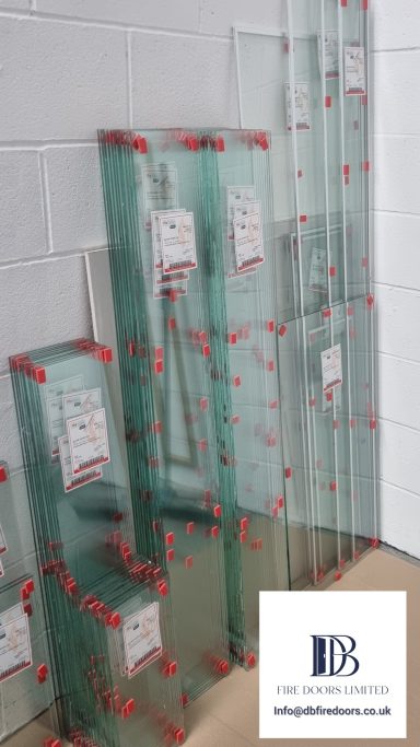 warehouse stock fire-rated glass sheets FD30 FD60 Screens Fanlights